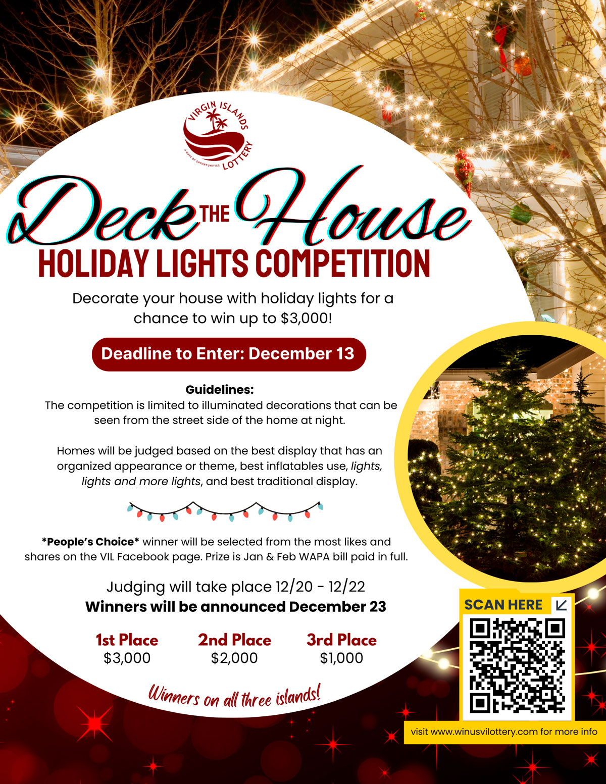 Deck The House Holiday Lights Competition